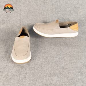 Kuru Pace Loafer Shoes Beige Tan Slip-On Classic Comfort Casual Cottage Men's 11